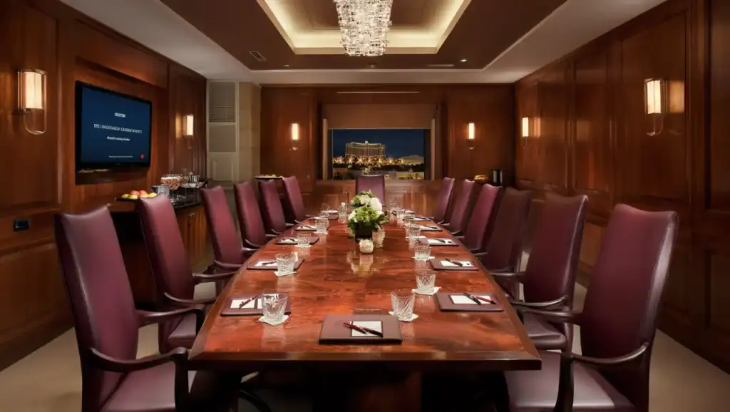 Las Vegas Executive Boardroom Interior View