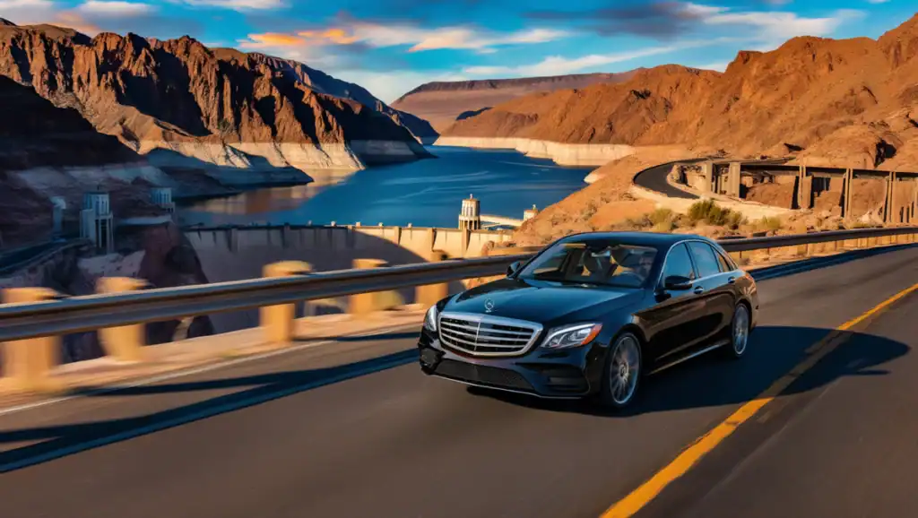 Boulder City Personal Sedan Services Mercedes Sedan Driving In Boulder City