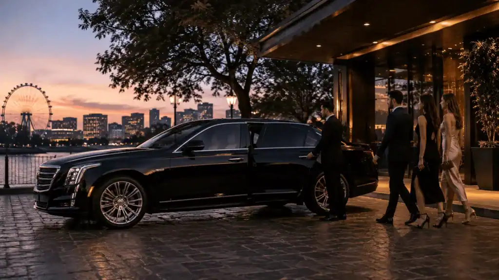 North Las Vegas Guide In A Black Sedan From Personal Sedan Services
