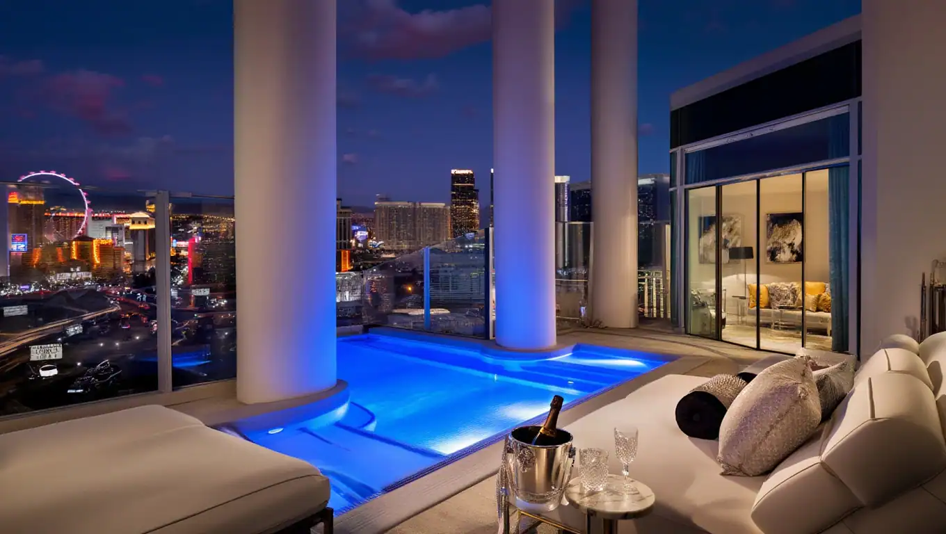 Penthouse Pool Strip View
