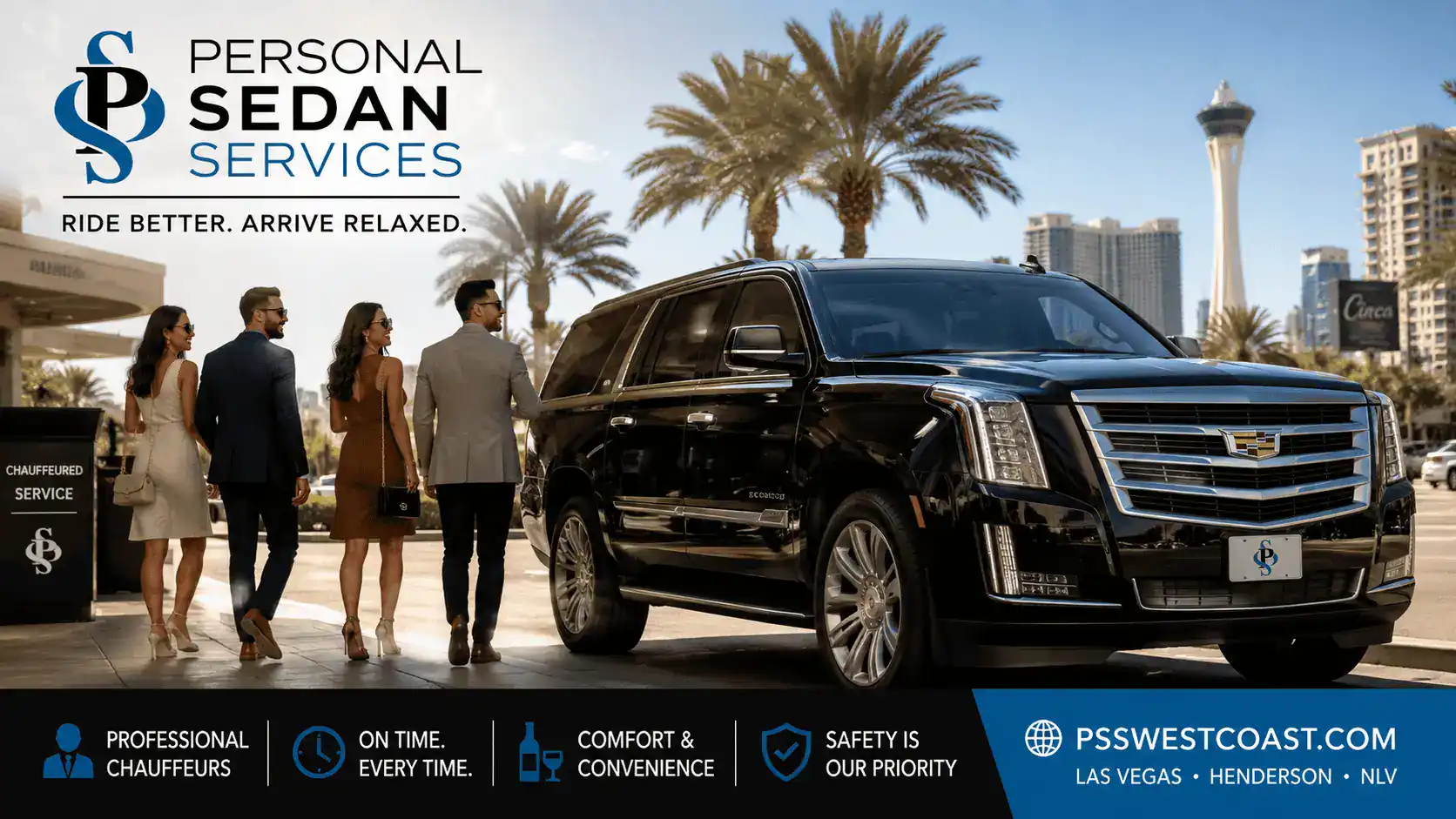 Personal Sedan Services Infographic SUV Banner – Personal Sedan Services Personal Sedan Infographic Suv Professional Chauffeurs On time every time Banner
