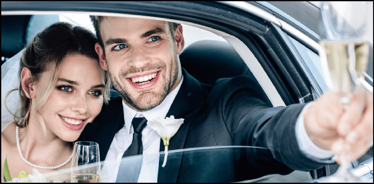 Luxury private party cars for wedding guests and wedding party in Las Vegas - Personal Sedan Services