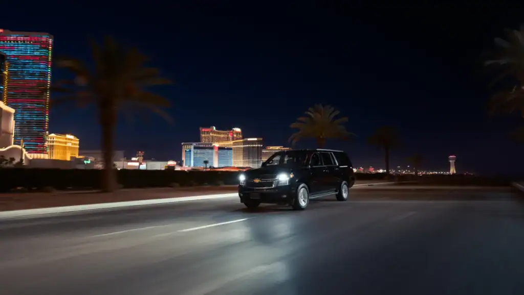 Suv En Route To Airport