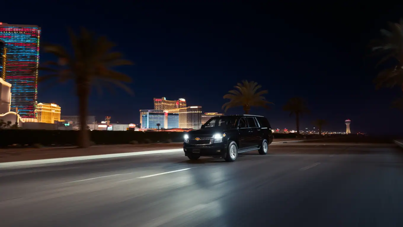 Suv En Route To Airport