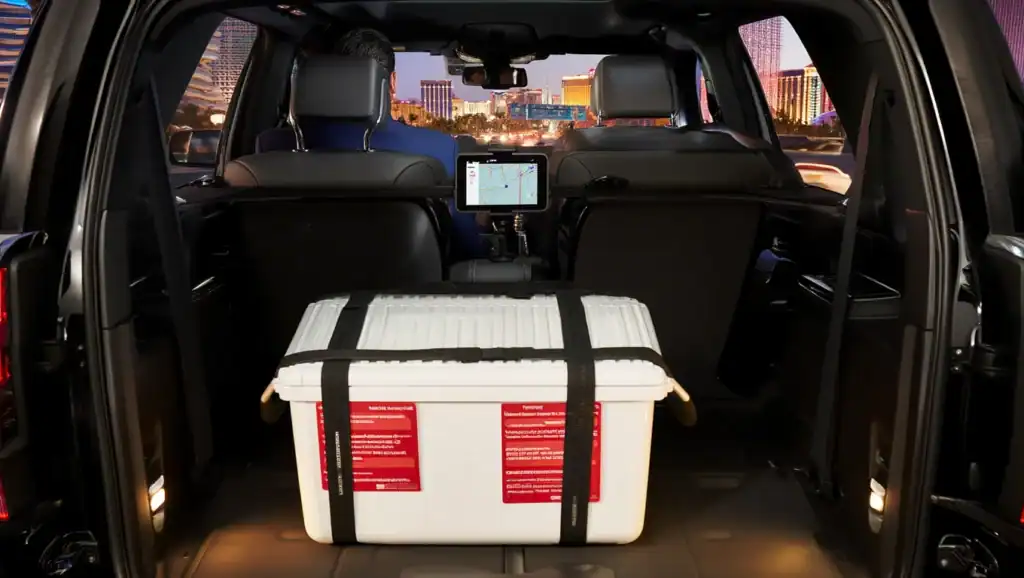 Suv Interior Cooler Secured