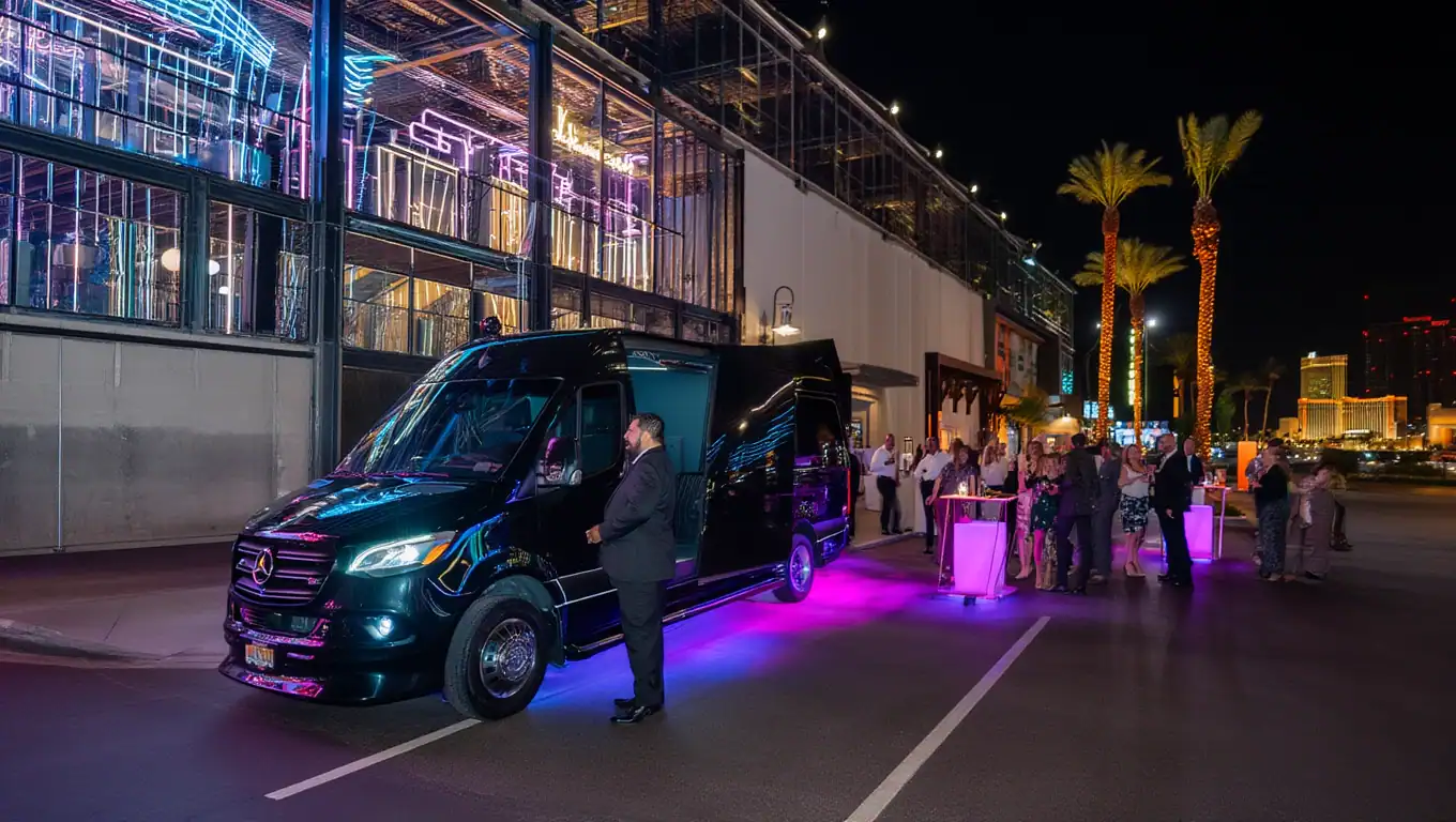 Vegas Event Night Arrival