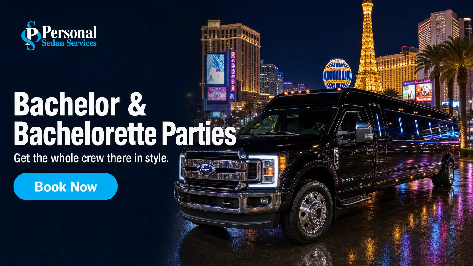 Book Bachelor / Bachelorette in Las Vegas with Personal Sedan Services