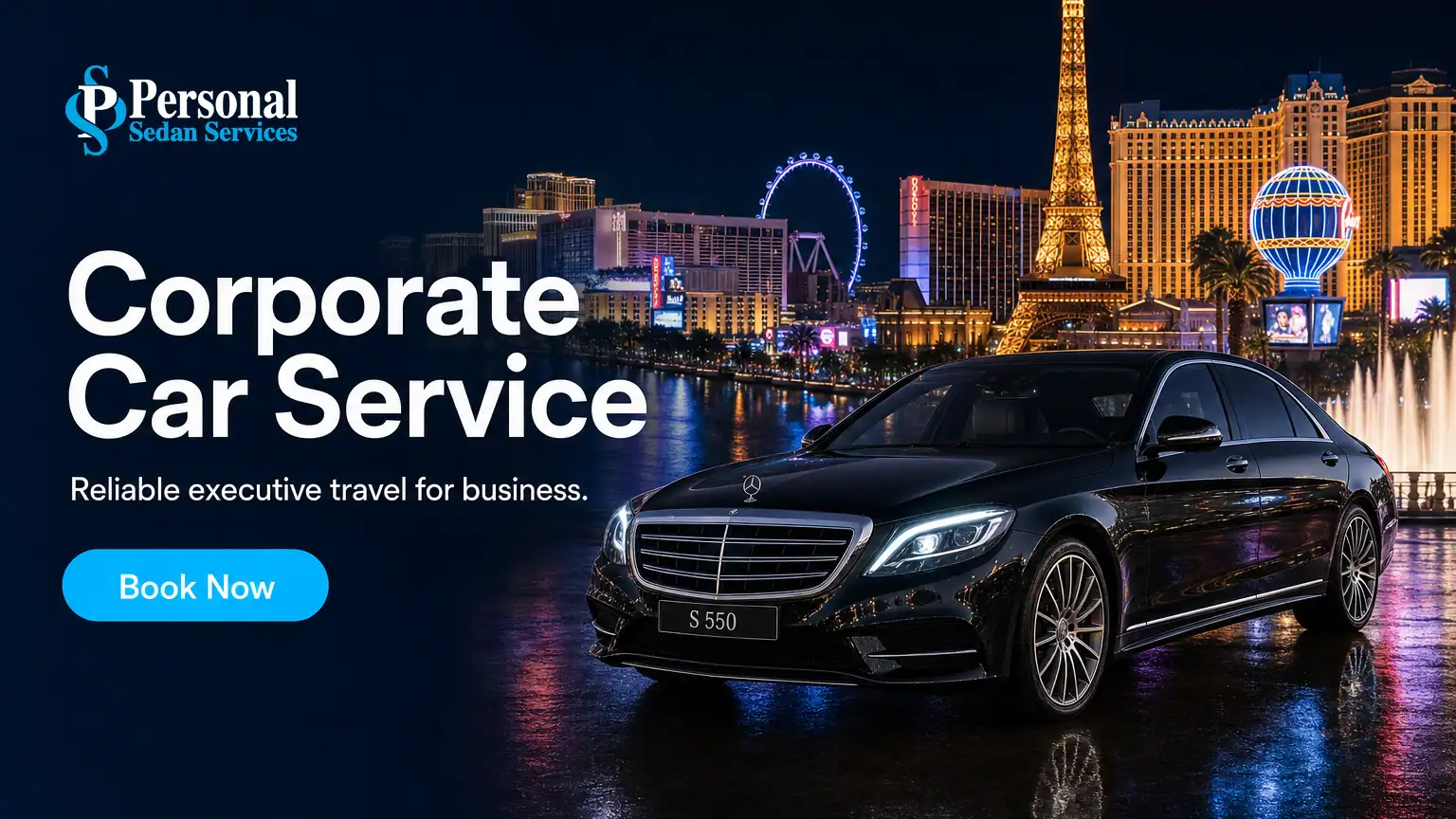 Book Corporate Car Service in Las Vegas with Personal Sedan Services