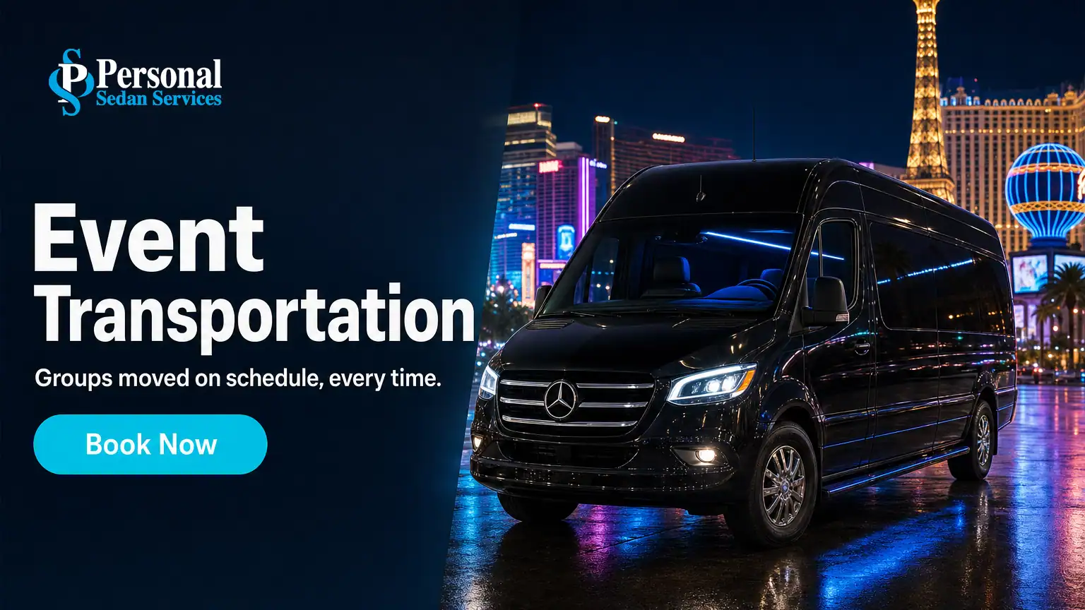 Book Event Transportation in Las Vegas with Personal Sedan Services