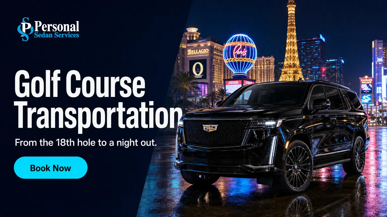 Book Golf Course Transportation in Las Vegas with Personal Sedan Services