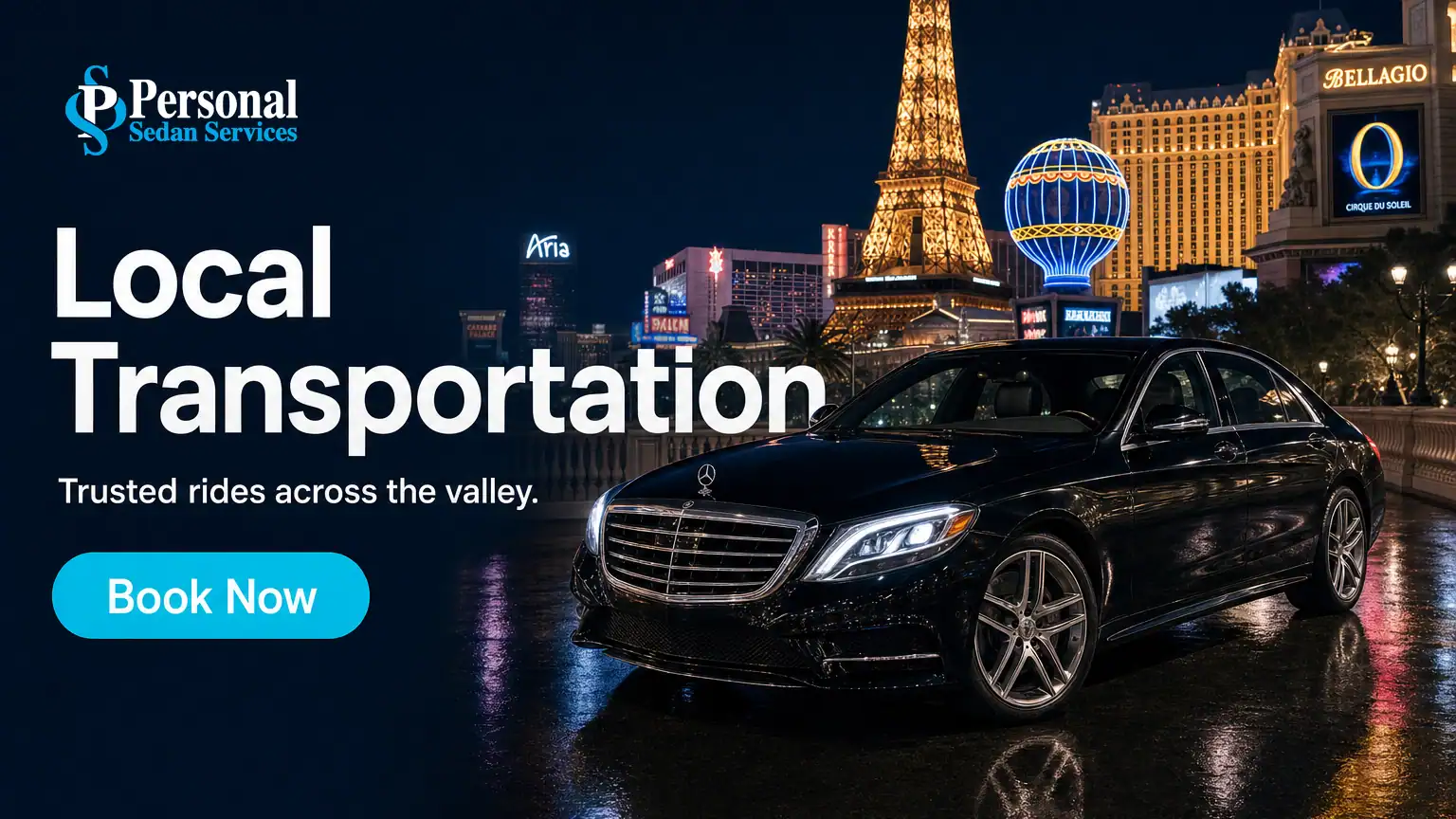 Book Local Transportation in Las Vegas with Personal Sedan Services