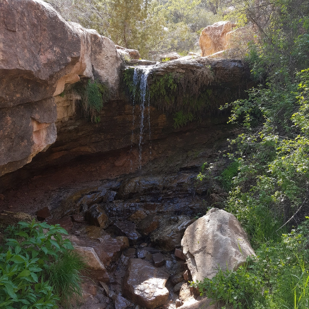 Lost Creek Seasonal Waterfall Red Rock – Personal Sedan Services A seasonal waterfall over sandstone on the Lost Creek trail in Red Rock Canyon near Las Vegas