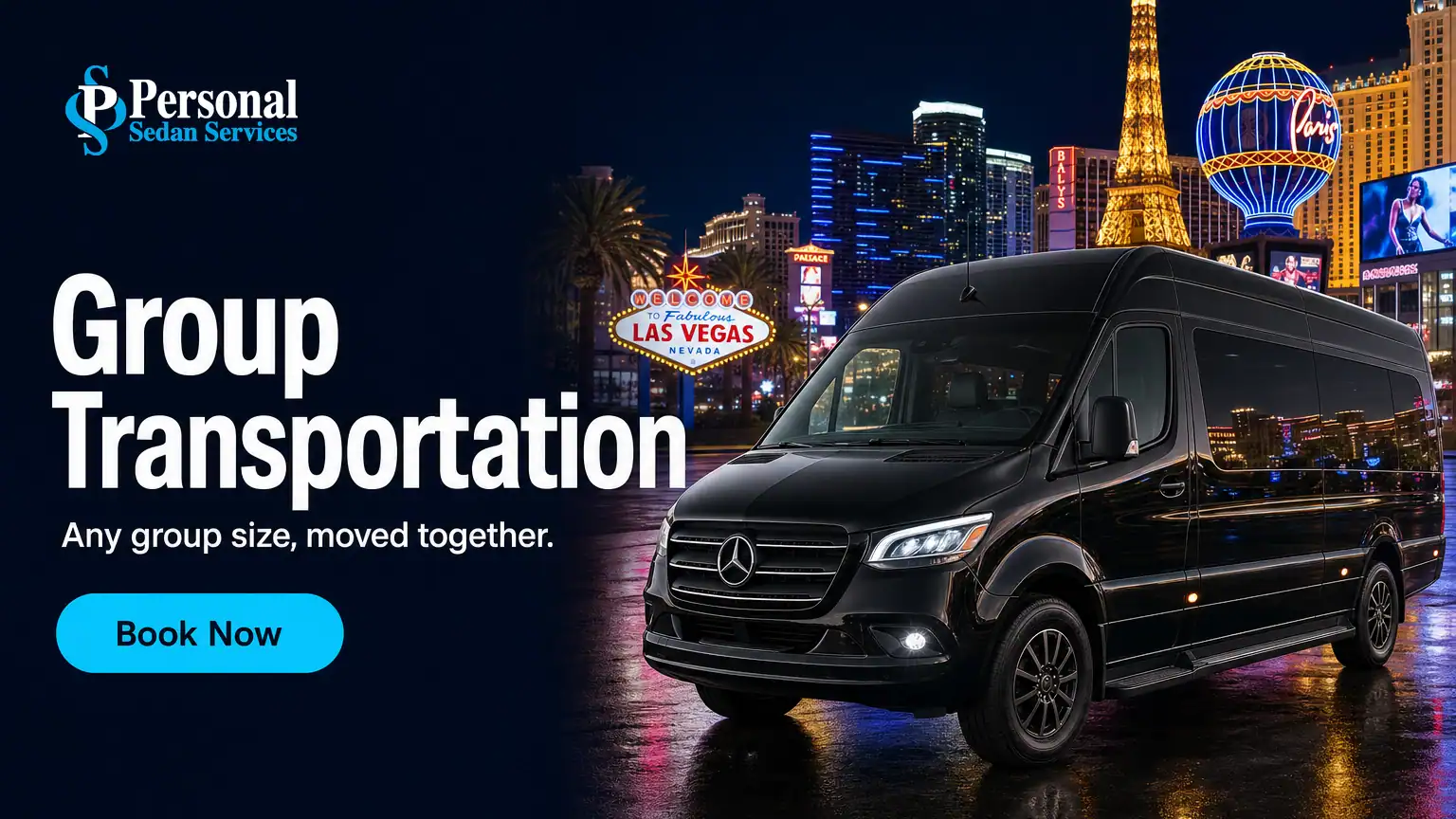 Book Group Transportation in Las Vegas with Personal Sedan Services