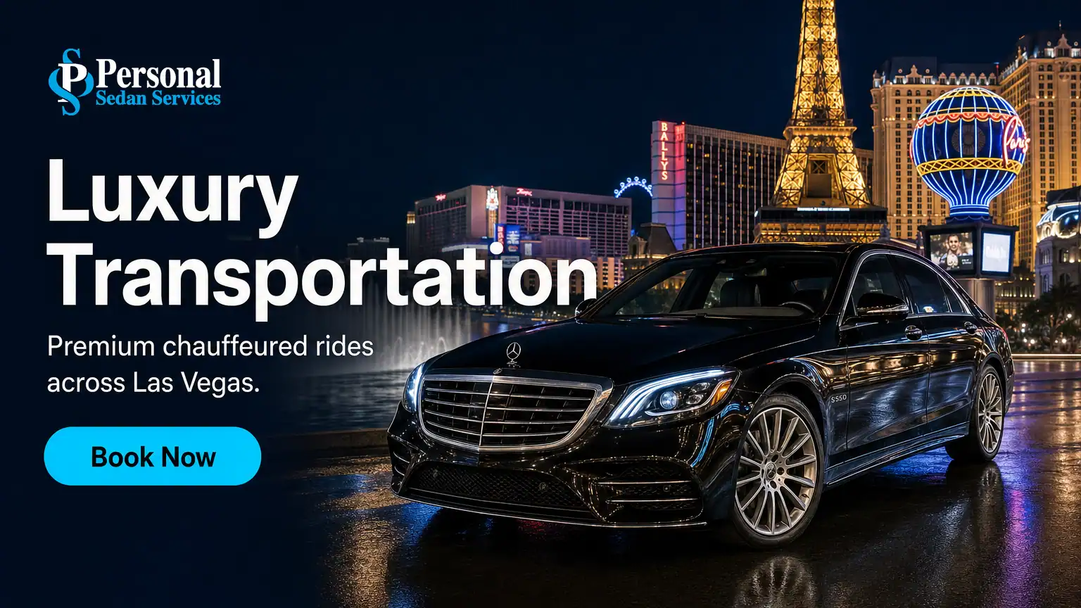 Book Luxury Transportation in Las Vegas with Personal Sedan Services
