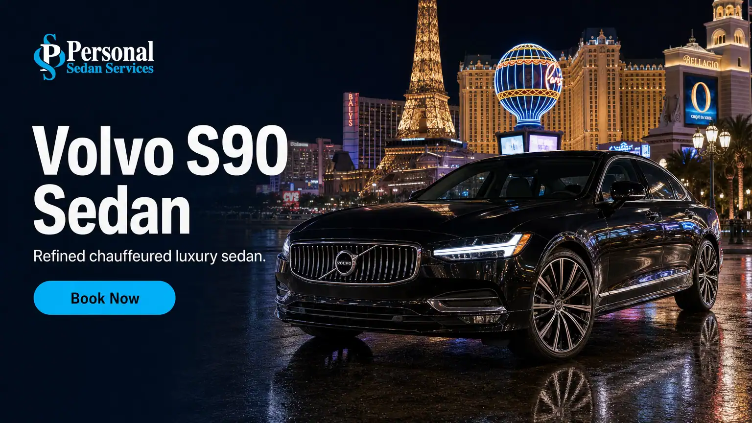 Book the Volvo S90 Sedan in Las Vegas with Personal Sedan Services